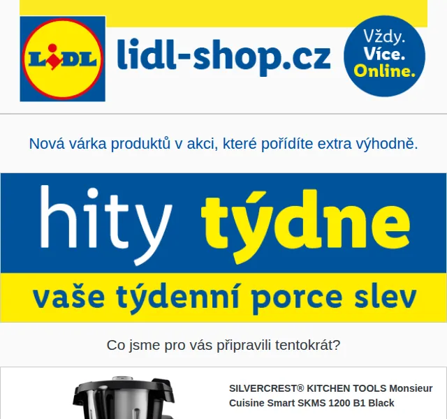 Lidl: Vánoční nadílka bestsellerů se slevami až 44 % – červenec 2026 | Nuslet.cz
