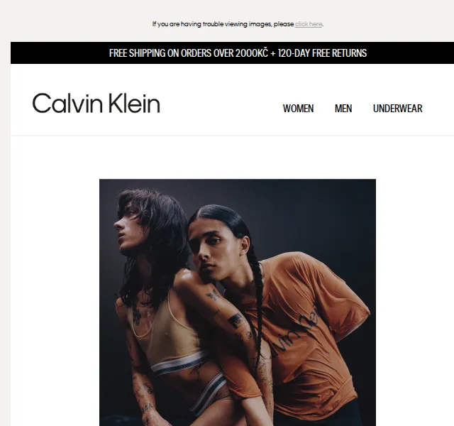 Calvin Klein: 15% sleva na novou kolekci – červen 2026 | Nuslet.cz
