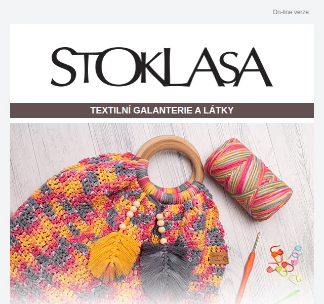 Stoklasa: Ucha na tašky a sleva až 40 % – červen 2026 | Nuslet.cz