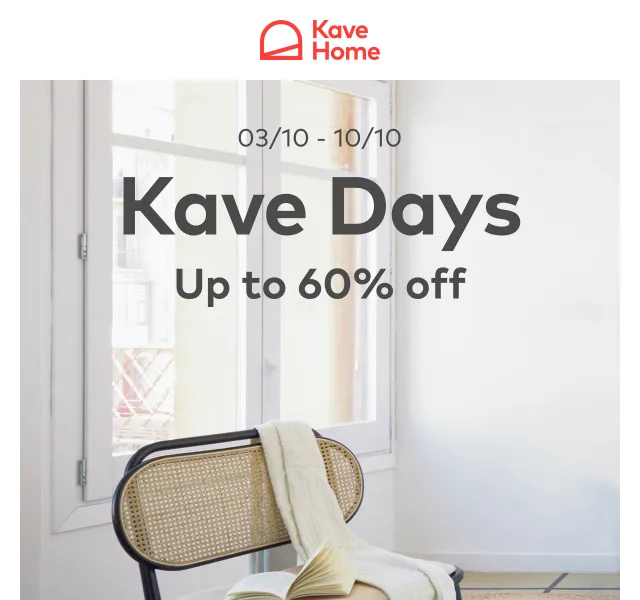 Kave Home Sale: sleva až 60 % – červen 2026 | Nuslet.cz