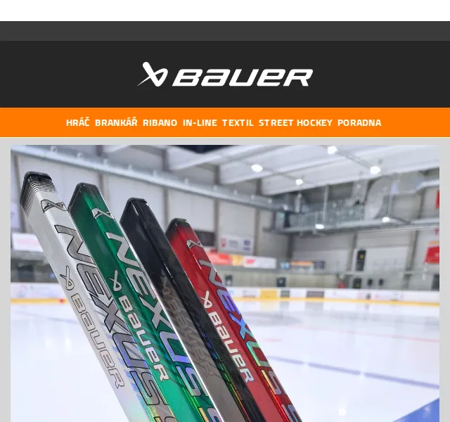Bauer Hockey Česko: Sleva 15 % na hokejky Nexus Sync – červen 2026 | Nuslet.cz