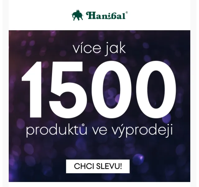 Hanibal: Povánoční výprodej 1500+ produktů – prosinec 2026 | Nuslet.cz