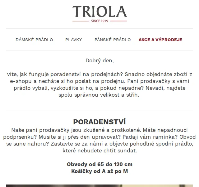 Triola: Jak vybrat perfektní podprsenku – červen 2026 | Nuslet.cz