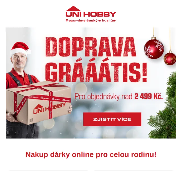 UNI HOBBY: Zářijový leták – grily, vysavače, nářadí – 7/2026 | Nuslet.cz