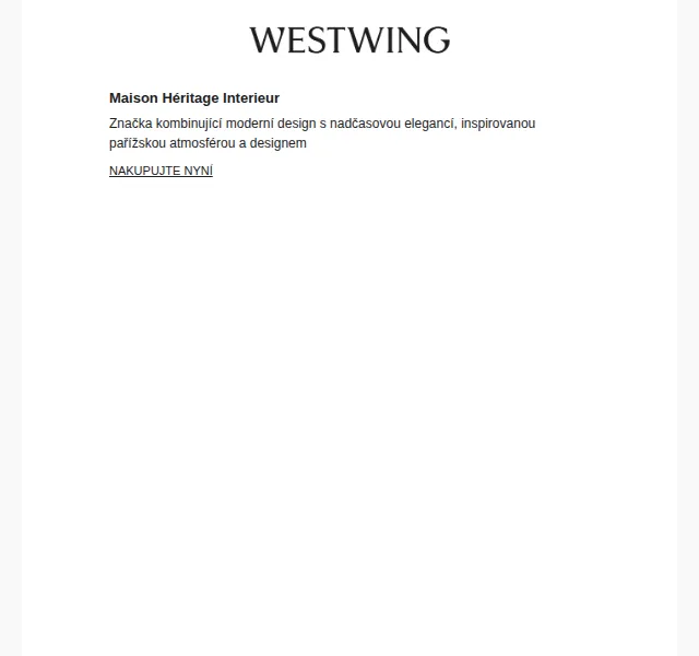 Westwing: Maison Héritage, Wrendale, ELLE Decoration – červen 2026 | Nuslet.cz