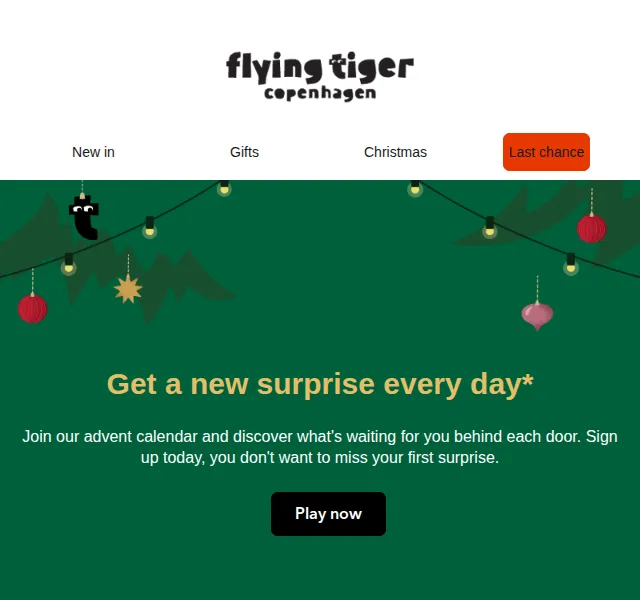 Flying Tiger Copenhagen: denní výhry adventního kalendáře – červenec 2026 | Nuslet.cz