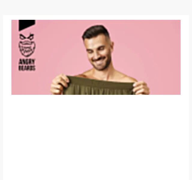 Angrybeards: sleva 10 % na spodní prádlo Calm B – červenec 2026 | Nuslet.cz