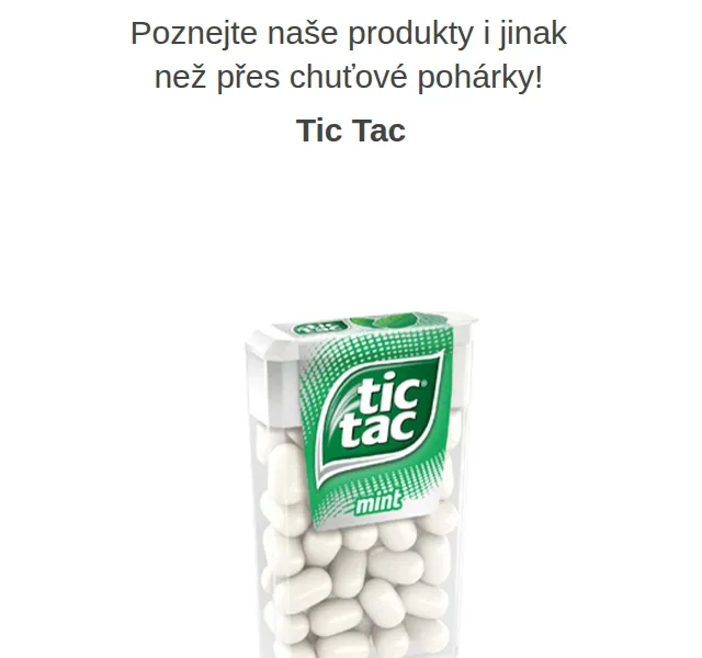 Váš HRUŠKA tým: Tic Tac a jiné cukrovinky – červenec 2026 | Nuslet.cz