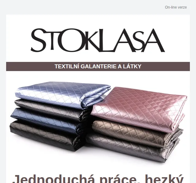 Stoklasa: Zateplené šusťákoviny a podšívky – červen 2026 | Nuslet.cz