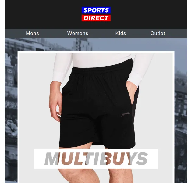 Sportsdirect: Multibuys – od 70 Kč za kus – červen 2026 | Nuslet.cz