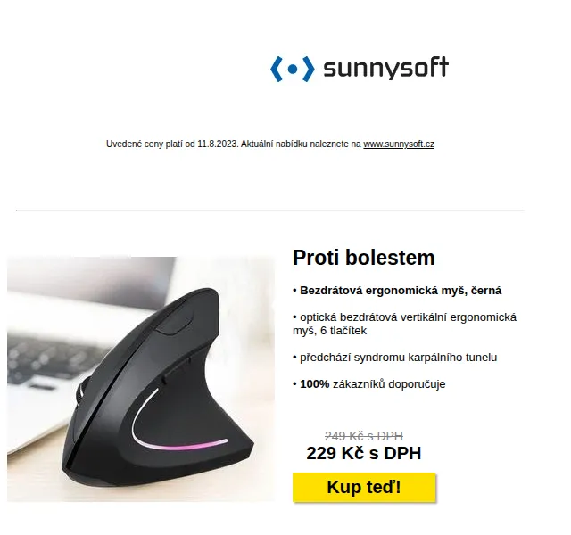 Sunnysoft: Slevy na elektroniku a příslušenství – červen 2026 | Nuslet.cz