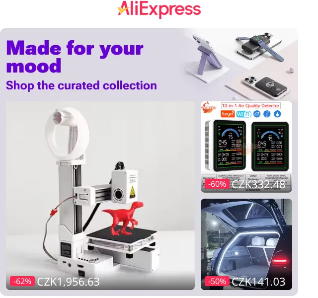AliExpress: Slevy až -70 % na elektroniku – květen 2026