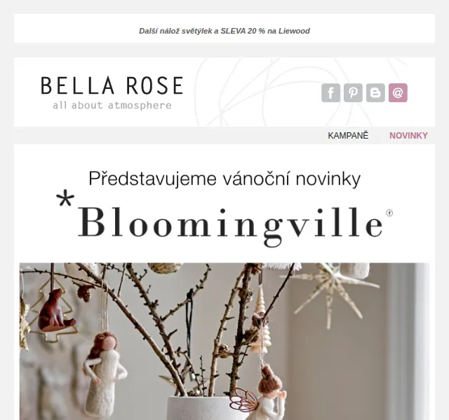 Bella Rose: Nová kolekce Bloomingville a sleva 20 % – červenec 2026 | Nuslet.cz