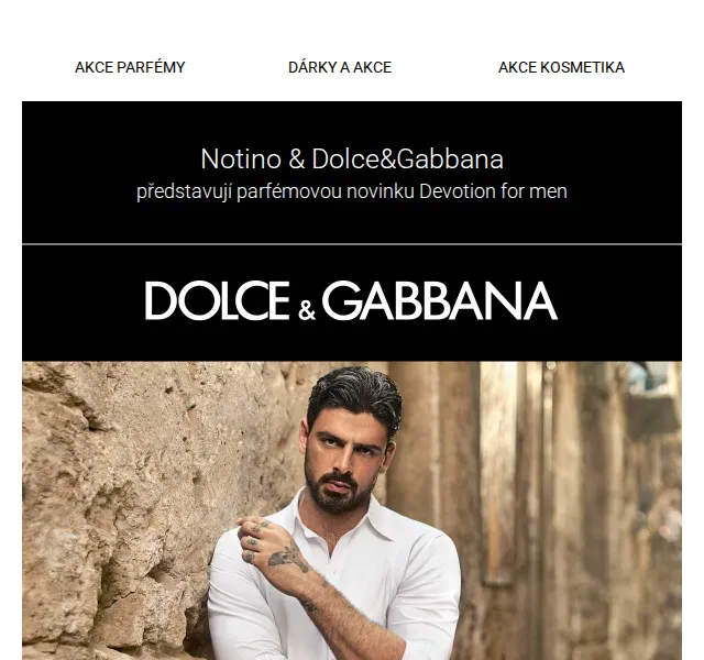 Notino: Dolce&Gabbana Devotion For Men novinka – červen 2026 | Nuslet.cz