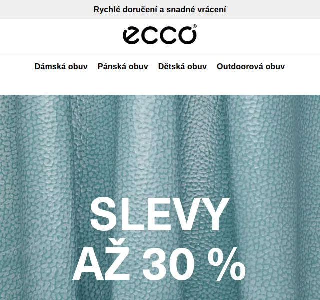 Flash Sale ECCO | Sleva až −30 % na obuv