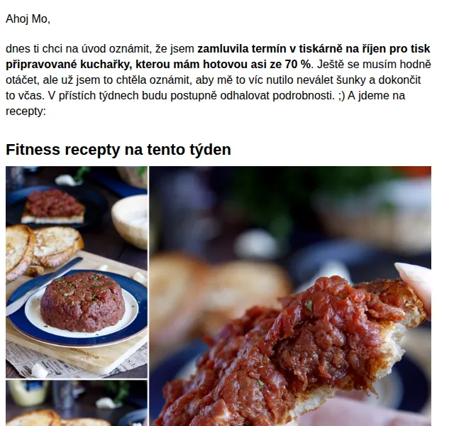 BAJOLA ✌ Fit bez diet: Fitness newsletter Olga Bajkové – červen 2026 | Nuslet.cz