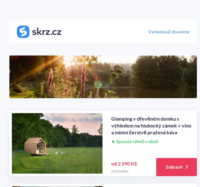 Vánoce na Skrz: Pobyty v přírodě od 1 499 Kč – červen 2026 | Nuslet.cz