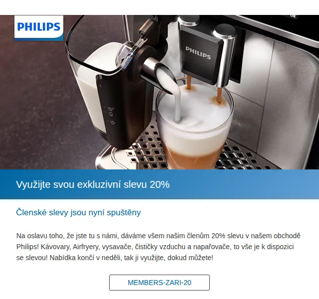 Philips: 20% sleva pro členy – červen 2026 | Nuslet.cz