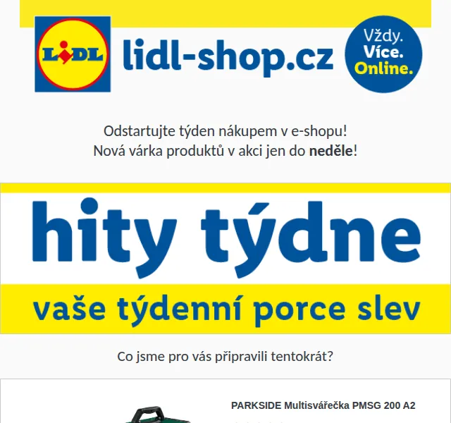 Lidl: Hity týdně – slevy až 48 % – prosinec 2022 | Nuslet.cz