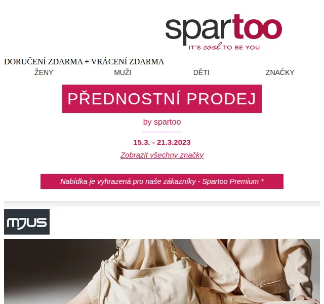 Spartoo: sleva až 50 % na Mjus a Geographical Norway – červen 2026 | Nuslet.cz
