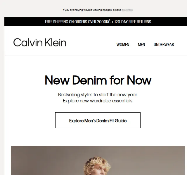 Calvin Klein: Nová džínová kolekce včetně pánských stylů – červen 2026 | Nuslet.cz