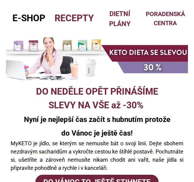 MyKETO: Slevy až 30 % na keto dietní plány – červen 2026 | Nuslet.cz