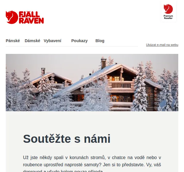 Fjallraven-shop: soutěž o voucher 3000 Kč – červen 2026 | Nuslet.cz