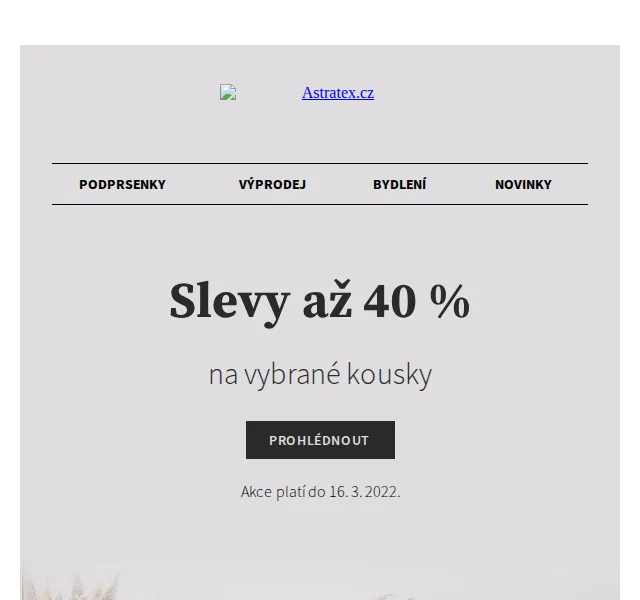 Astratex.cz: Slevy až 40 % na jarní kolekci – červen 2026 | Nuslet.cz