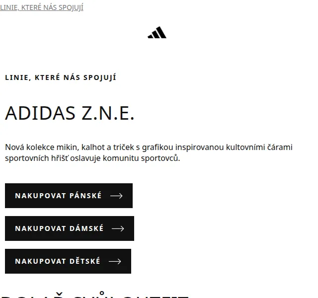 Adidas: Nová kolekce Z.N.E. – červen 2026 | Nuslet.cz