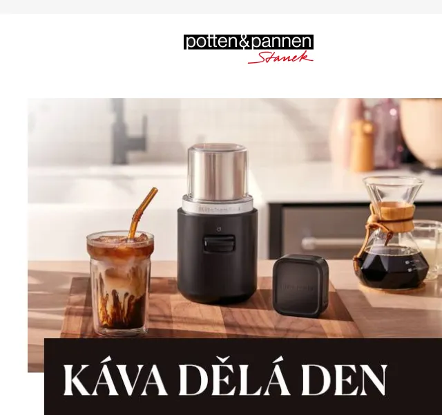 Potten & Pannen: Týden kávy sleva 20 % – červen 2026 | Nuslet.cz