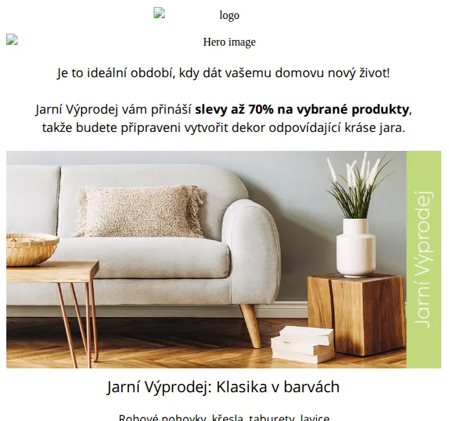 Vivre: Jarní výprodej nábytku a dekorací – červen 2026 | Nuslet.cz