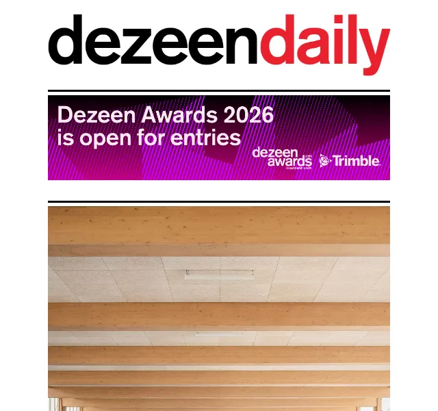 Dezeen Daily: Architektonické novinky z LA – červenec 2026 | Nuslet.cz