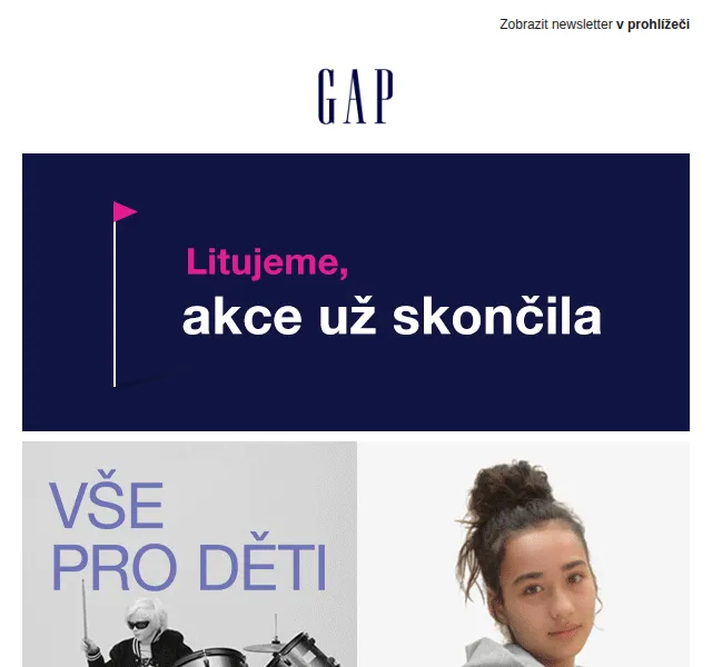GAPstore.cz: Dětské oblečení s extra 25% – červen 2026 | Nuslet.cz
