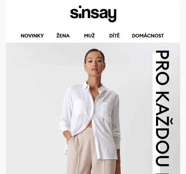 Sinsay: Outfity pro ni – červen 2026 | Nuslet.cz