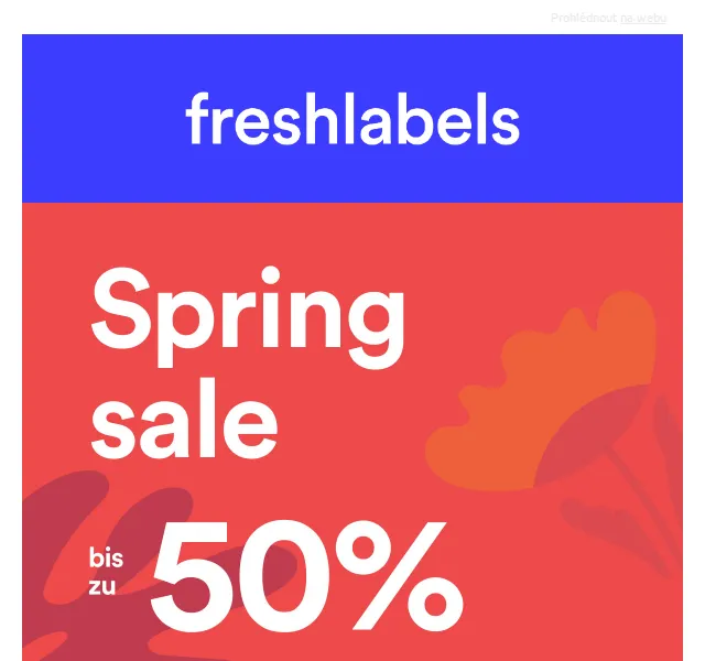 Freshlabels: Spring Sales sleva až 50 % – duben 2023 | Nuslet.cz