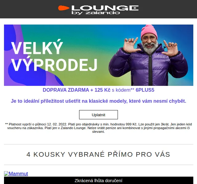 Lounge by Zalando: Výprodej až 80 % s dopravou zdarma – červen 2026 | Nuslet.cz