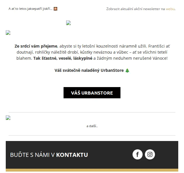 UrbanStore: Vánoční inspirace plná klidu – prosinec 2026 | Nuslet.cz