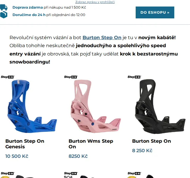 SNOWBOARD ZEZULA: Burton Step On od 8 250 Kč – červen 2026 | Nuslet.cz