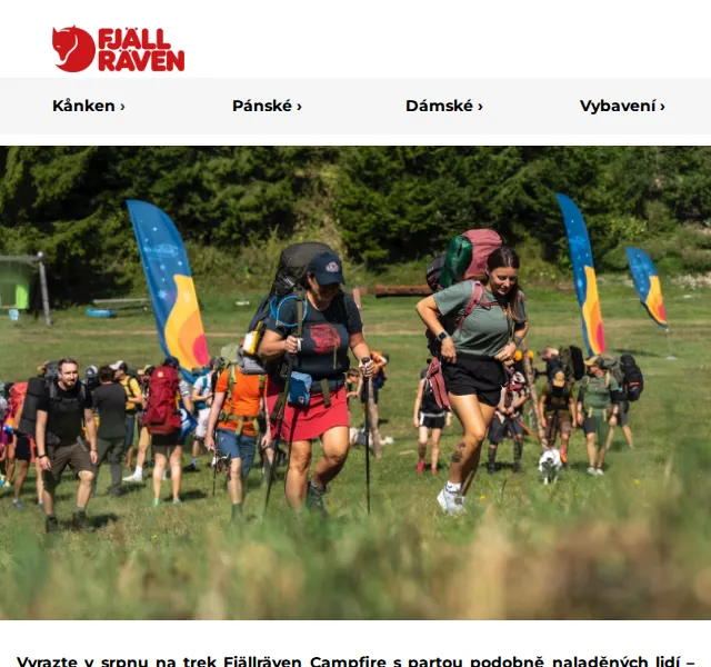 Fjallraven-shop: Přednostní prodej vstupenek na Campfire – červen 2026 | Nuslet.cz
