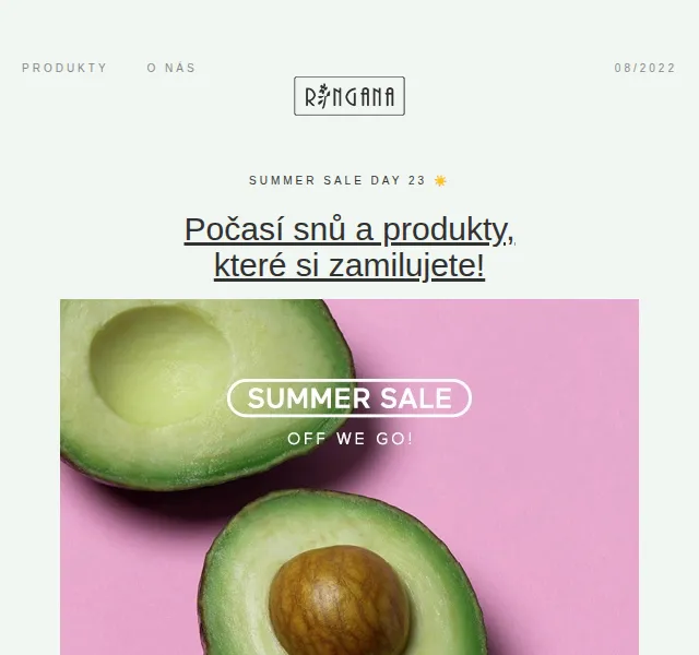 RINGANA: -20 % Summer Sale na FRESH body milk – srpen 2022 | Nuslet.cz