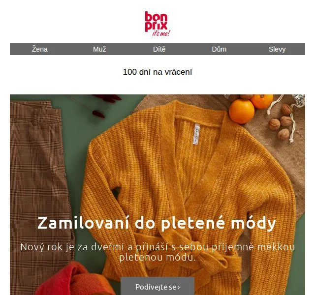 bonprix: pletená móda s doručením zdarma – červen 2026 | Nuslet.cz
