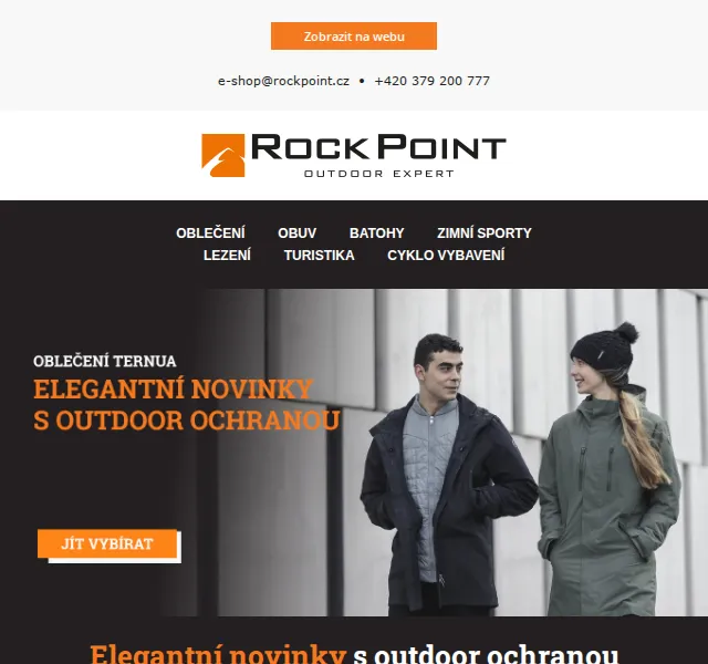 Rock Point: Slevy na Ternua bundy a trička – červen 2026 | Nuslet.cz