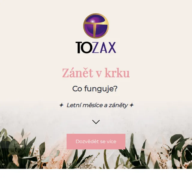 Tozax CZ: podpora imunity na léto – červenec 2026 | Nuslet.cz