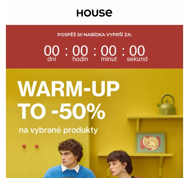 HOUSE: Poslední šance na slevy -50 % – červen 2026 | Nuslet.cz