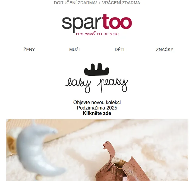 Spartoo.cz: Easy Peasy nová kolekce – duben 2026 | Nuslet