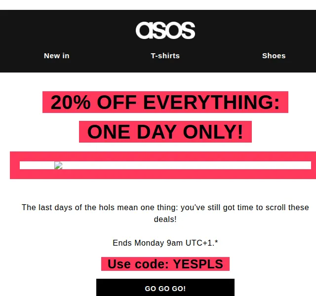 ASOS Sale: 20% sleva na vše – červen 2026 | Nuslet.cz