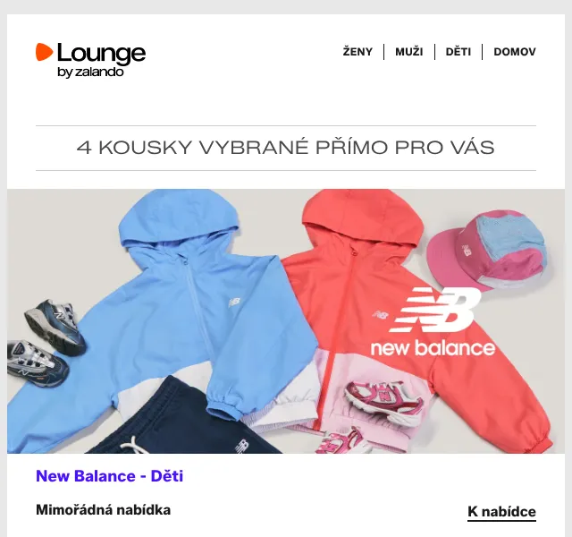Lounge by Zalando: až 85 % sleva na Guess, New Balance – červenec 2026