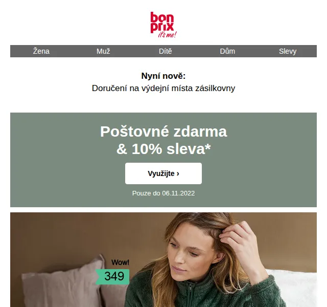 Bonprix: 10% sleva a poštovné zdarma – červen 2026 | Nuslet.cz