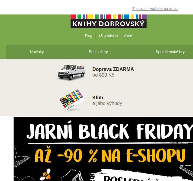 KnihyDobrovsky.cz: Black Friday slevy – červen 2026 | Nuslet.cz