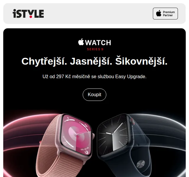 iSTYLE: Apple Watch Series 9 od 297 Kč měsíčně – červenec 2026 | Nuslet.cz